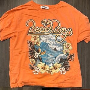 Orange Beach Boys Graphic T-Shirt